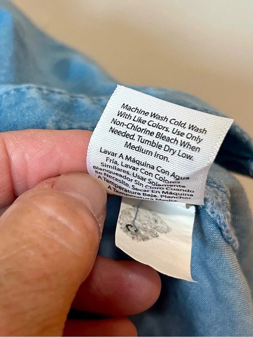 Wonder Nation Girls Denim Tiered Shirt Dress Blue Chambray Puff Sleeve Sz M 7-8